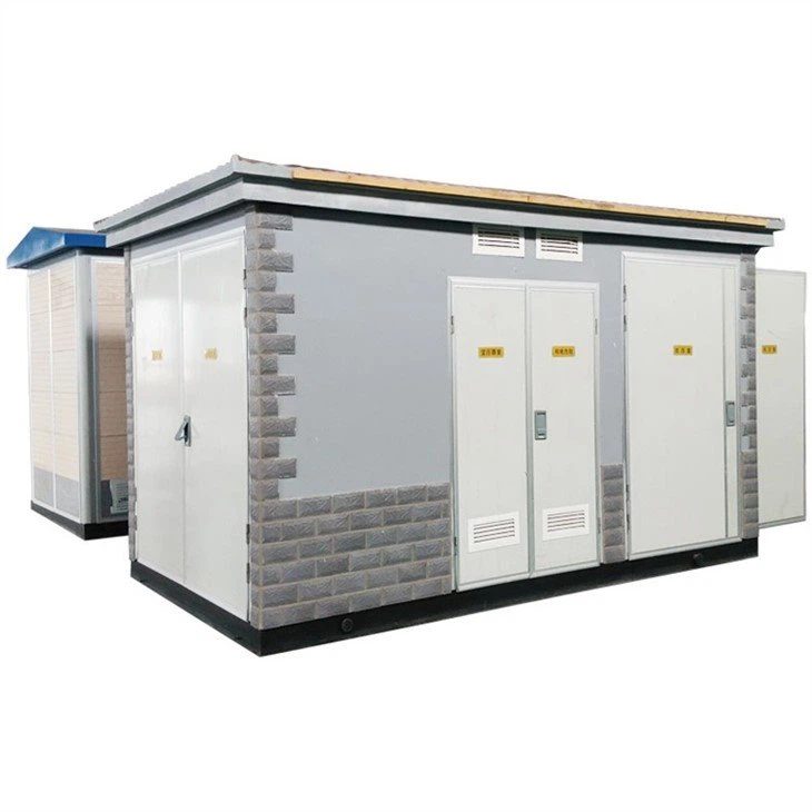 Zařízení rozvodny elektrické energie s prefabrikovanou krabicí